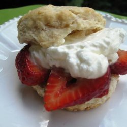 Strawberry Shortcake With Balsamic Honey