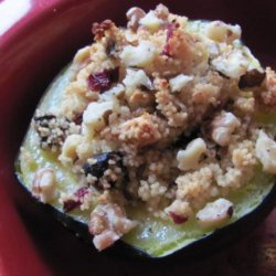 Acorn Squash Stuffed With Apple Couscous