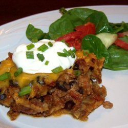 Crock Pot Beef Taco Casserole