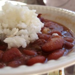 Cream-Style Red Beans and Rice