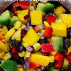 Corn, Black Bean and Mango Salsa