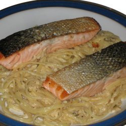 Salmon With Tarragon Cream Sauce