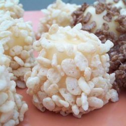 Caramel Dipped Marshmallow Krispies