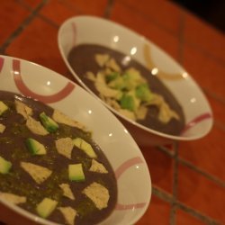 Black Bean and Salsa Soup