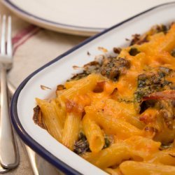 Pasta with Broccoli, Cheese and Bacon