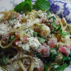 Tagliatelle With Spring Artichokes and Mint