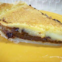 Chocolate Chip-Buttermilk Custard Pie