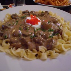 Old Fashioned Beef Stroganoff