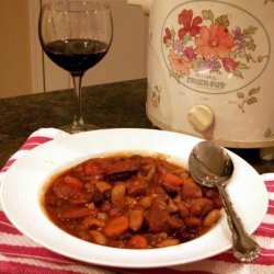 Crock Pot Kielbasa Cassoulet