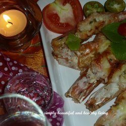 Baked Cheesy Prawns