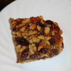 Raisin Caramel Bars