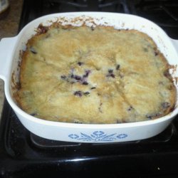 Black and Blueberry Cobbler