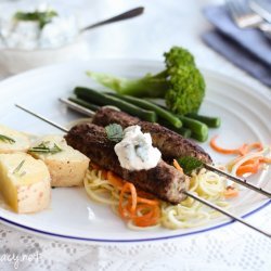 Minced Lamb Skewers