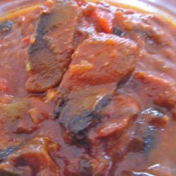 Indian Style Mushrooms in a Tomato Sauce