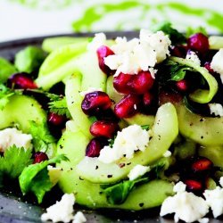 Cucumber and Pomegranate Salad