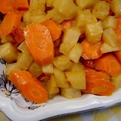 Apple Glazed Root Vegetables