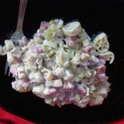 Creamy Ham and Fettuccine