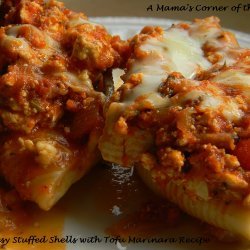 Tofu Stuffed Pasta Shells