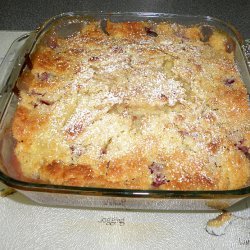 White Chocolate and Raspberry Self-Saucing Pudding