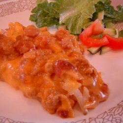 Beef and Bean Ranch Bake