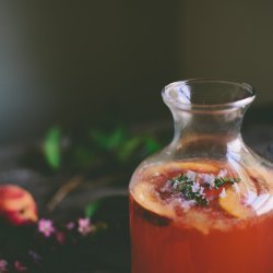 Rosemary Peach Lemonade