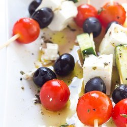 Greek Salad Skewers