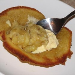 Caramelized Bananas in Pine Nut Cookie Bowls