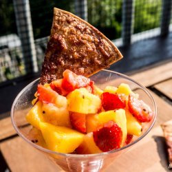 Fruit Salsa With Cinnamon Tortilla Chips