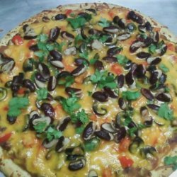 Vegetarian Taco Pizza