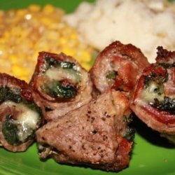 Steak Pinwheels Stuffed With Spinach and Bacon