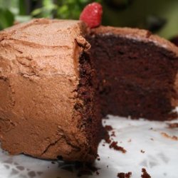 Chocolate Raspberry Mocha Layer Cake