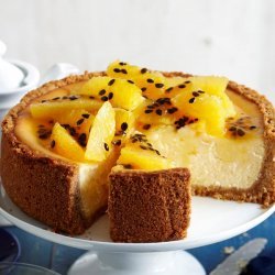 Baked Passionfruit Cheesecake