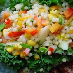 Israeli Couscous and Corn Salad