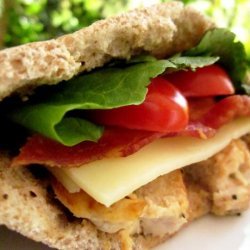 Grilled Chicken Club Pitas