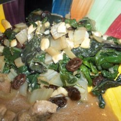 Sauteed Swiss Chard With Raisins and Pine Nuts