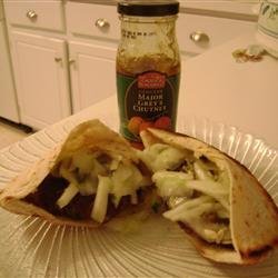 Indian Turkey Burgers With Lime, Cucumbers, and Chutney