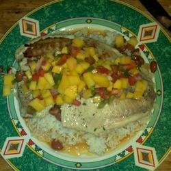 Grilled Tilapia and Mango Salsa