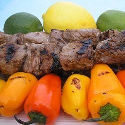 Margarita Beef Skewers