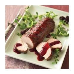 Blackberry Barbecued Pork Tenderloin