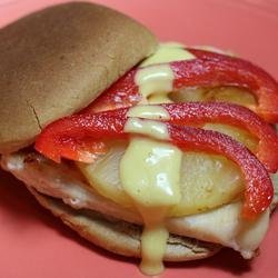 Grilled Pineapple Chicken Sandwiches