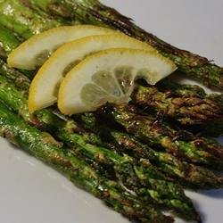 Grilled Lemon Parmesan Asparagus