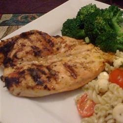 Grilled Chicken with Mango-Riesling Marinade