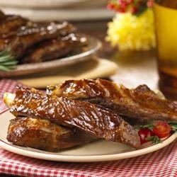 Apricot-Glazed Spareribs