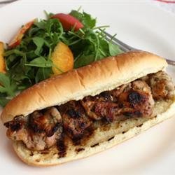 Grilled Chicken Spiedies