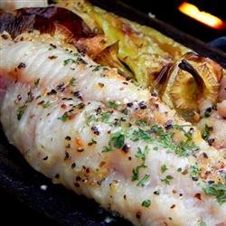 Trishie's Cedar Plank Cod