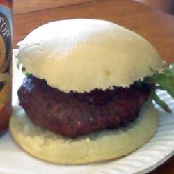 Blue Stuffed Buffalo Burger