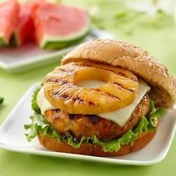 Teriyaki Pineapple Turkey Burgers from DOLE(R)