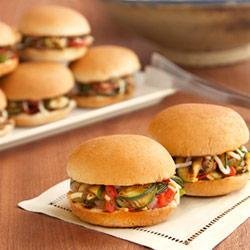 Grilled Veggie Sliders