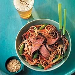 Grilled Steak and Asian Noodle Salad