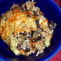 Brown Rice and Black Bean Casserole